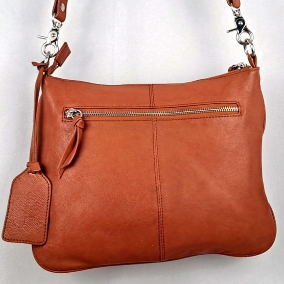 Chocolat Blu Leather Crossbody Bag - Picture 2 of 6